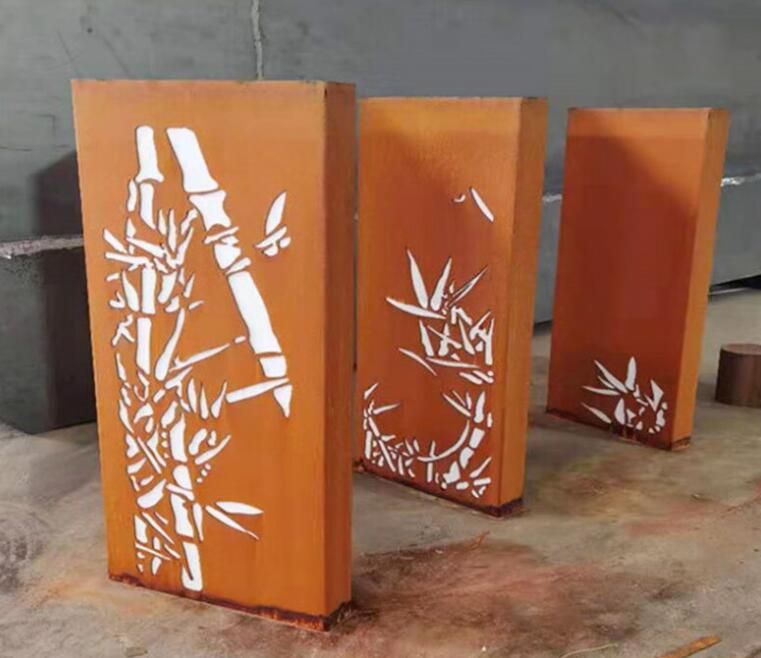 桥西锈钢板灯箱